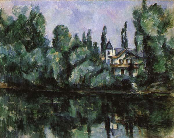 Paul Cezanne The Banks of the Marne oil painting image